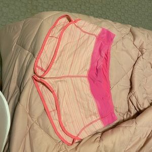 Pink speed up shorts